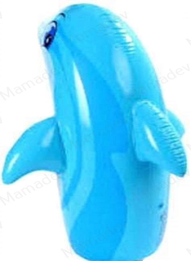 Mamadev®:- Dolphin Hit Me Inflated Toy for Kids Water Filled Base BOP for Toddlers PVC Punching Bag for Kids(Multi Color)(1 PIS) - Image 3
